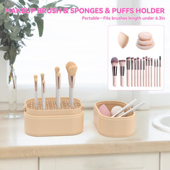 CLESOO makeup brush cleaner mat drying grid air-dries bristles to maintain shape