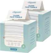 Cliganic Clean Face Towels XL packaging image shows a hygienic disposable option for daily routines.