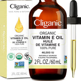 Cliganic Organic Vitamin E Oil bottle 2oz for skin nourishment