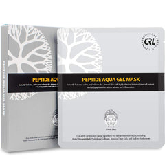 Clinical Resolution CRL Peptide Aqua Gel Mask box of five provides instant hydration