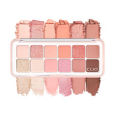 CLIO PROFESSIONAL Pro Eye Palette Air: paleta cerrada de 12 tonos para looks diarios versátiles.