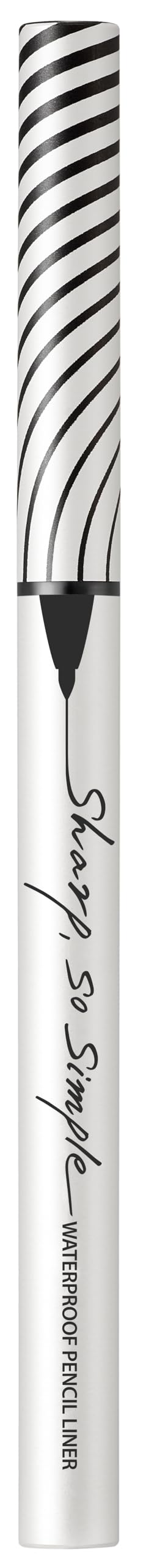 CLIO Sharp So Simple waterproof eyeliner with 2mm tip delivers precise lash-line definition for crisp looks.