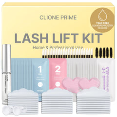 CLIONE PRIME lash lift kit sachets ensure sterile, single-use steps for hygiene
