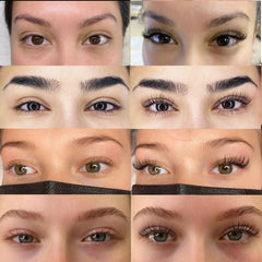 CLIONE PRIME Korean lash lift lotion sachets ready for precise, mess-free at-home or salon use.