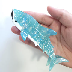 Clip Sugar acetate hair clip cyan material detail with rust-resistant inner spring