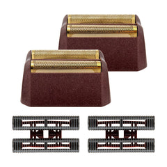 CLIPFIT foil heads two-pack for quick swaps and smooth shaves.