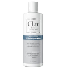 CLn ProStrength bottle-front view showcases daily cleansing for balanced skin.