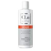 CLn Shampoo clarifying formula bottle shows deep cleansing for oil-prone scalp.