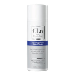 CLn SportWash bottle being poured for after-workout refresh.