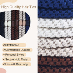 Clofiak braided hair ties double as bracelets for stylish wristwear on the go.