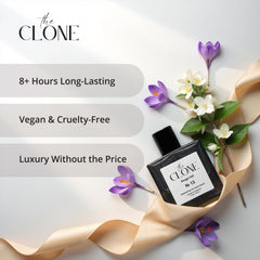 Clone Rouge Veil 13 middle-note blend of amberwood and ambergris for refined elegance.