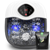 Closewave foot spa massager with heat control delivers a soothing, warm soak.