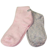 Cloudz Dreamy Pink Soft Plush Socks two pairs for travel comfort