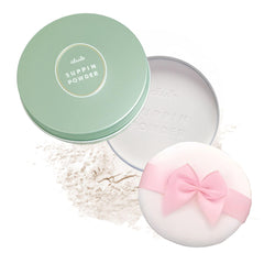 Club Suppin matte setting powder compact for quick, flawless touch-ups and portable use.