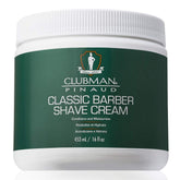 Clubman Pinaud Classic Barber Shave Cream bottle ready for a smooth, hydrated shave.