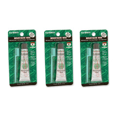 Clubman Pinaud moustache wax with comb applicator pack of 3 for easy grooming and styling