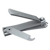CLYPPI nail clippers swing-out file close-up for precise trimming and under-nail cleaning