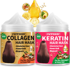 CMWGKBC collagen mask for dry hair application delivers moisture and elasticity