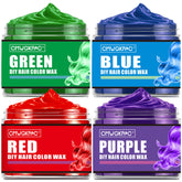 CMWGKBC green temporary hair color wax for safe, playful styling.