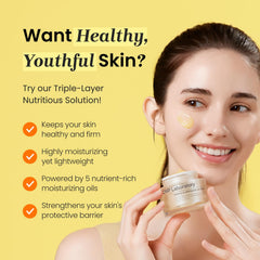 CNP Honey Ceramide Moisturizer texture swirl shows quick-absorbing oil-in-cream consistency