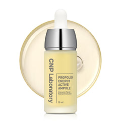 CNP Honey Glow Serum bottle closeup for a hydrating glow.