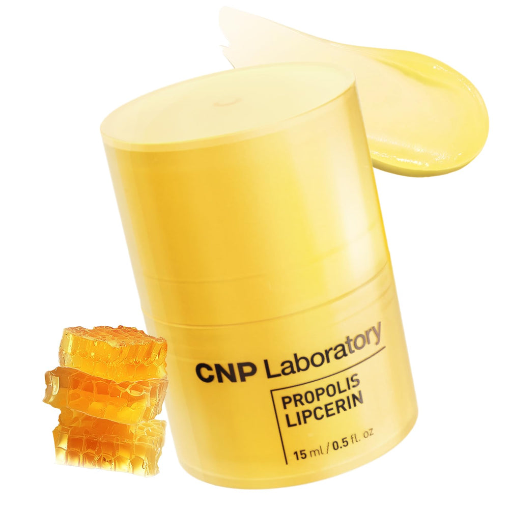 CNP Honey Lip Butter tube close-up highlighting 12-hour hydration.