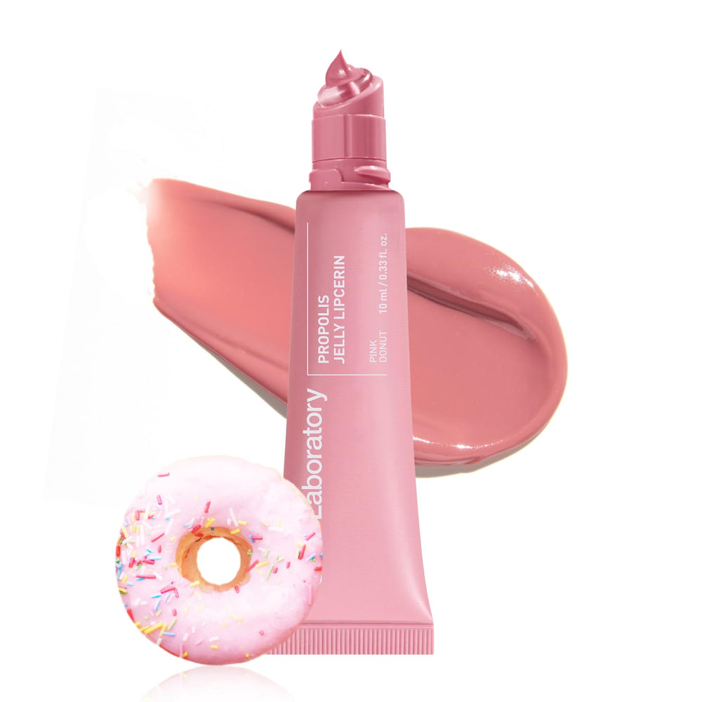 CNP Propolis Jelly Lipcerin 02 Pink Donut tube shows glossy lip care