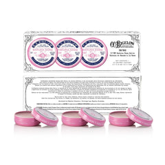 C.O. Bigelow Sakura Rose Salve tin in a compact bag for on-the-go moisture.