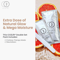 CO2Lift Carboxy Gel Mask under-eye application reveals puffy-eye relief prospects