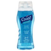 Coast 2-in-1 Hair and Body Wash foamy lather close-up for luxurious cleansing