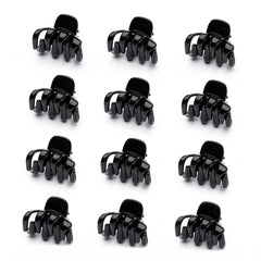 Cobahom small hair clip black closeup shows a durable spring for secure hold.