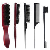 Cobee 5pcs slick-back hair brush set packaging for a convenient styling routine