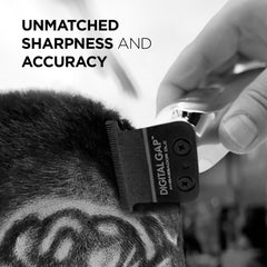 Cocco Veloce Pro Trimmer achieves flawless sideburns with consistent precision.