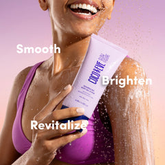 Coco & Eve Resurfacing Body Gel Scrub textured skin reveals improved texture