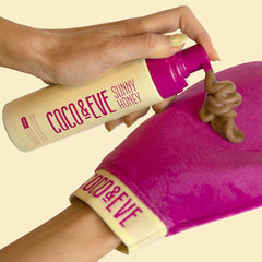 Coco & Eve Sunny Honey Bali Self Tanner Mousse for facial use with precise, gentle coverage