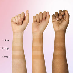 Coco & Eve Sunny Honey serum texture close-up highlights lightweight, hydrating formula.