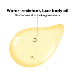 Coco & Eve water-resistant body oil ideal for beach and pool days.