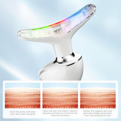Cocobeen Face Neck Tool in hands shows easy operation for at-home skincare.