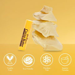 Lip balm application on lips shows silky texture and easy glide.