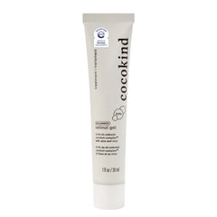 Cocokind Beginner Retinol Gel bottle promotes smoother skin texture.
