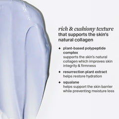 Cocokind Resurrection Polypeptide Cream on the cheek showing a subtle glow.