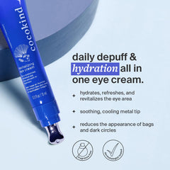 Cocokind Revitalizing Eye Cream provides under-eye hydration for smoother skin.