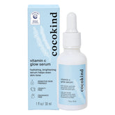 Cocokind Vitamin C Glow Serum bottle showing hydrating glow for a brighter, healthier-looking skin.
