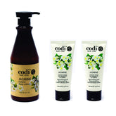 CODi Jasmine Lotion bottle-front highlights elegant packaging and daily lightweight hydration.