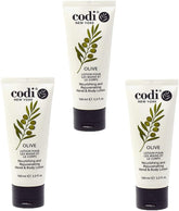 CodiNCodi Olive Lotion bottle for nourishing hydration on dry elbows and knees