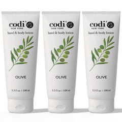 CodiNCodi Olive Lotion bottle for nourishing hydration on dry elbows and knees