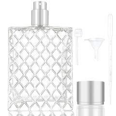 Coespewix 100ml vintage glass bottle with elegant refillable design for travel