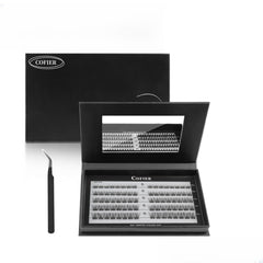 Cofier wispy lash clusters kit box—easy at-home lash extensions for beginners