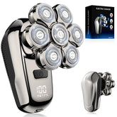 Coklean head shaver bald men front view demonstrates ergonomic grip for precise shaving.