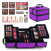 Color Nymph all-in-one makeup kit tray-setup demonstrates organized tools for versatile day-to-night looks